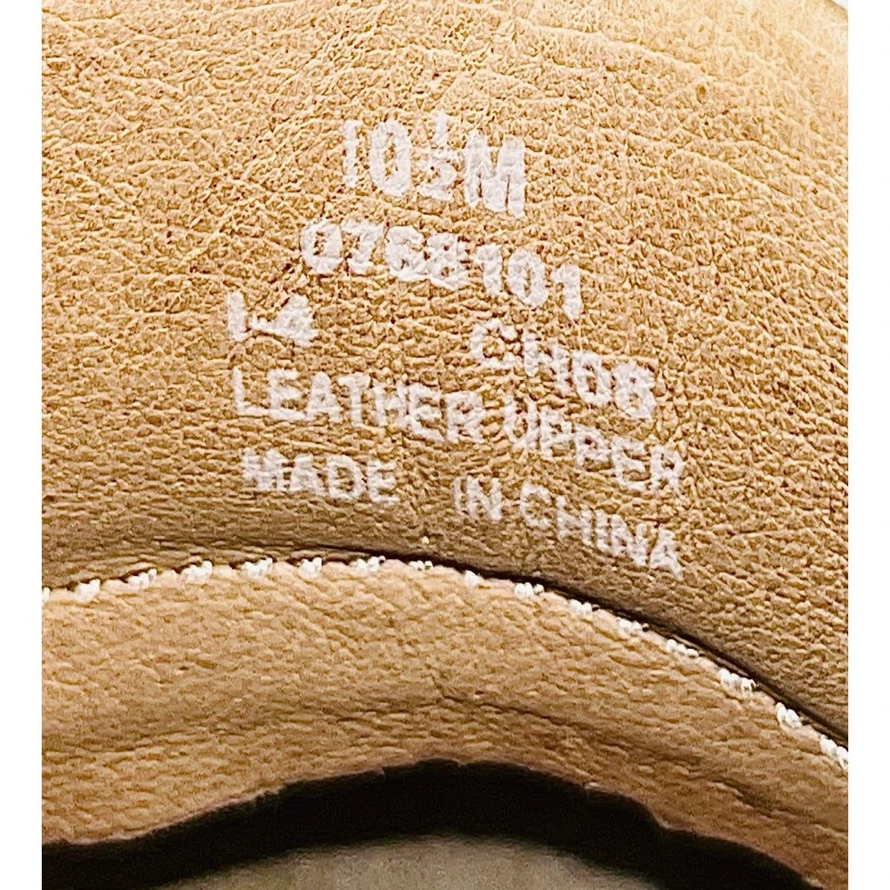 Sperry Top-Sider Mako Boat Shoes Mens 10.5 Tan Leather Loafers 0768101 Preppy